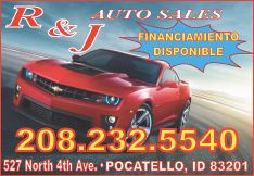 R & J Auto Sales - 150 used cars and trucks in Pocatello Idaho