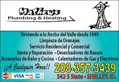 Mathew's Plumbing & Heating